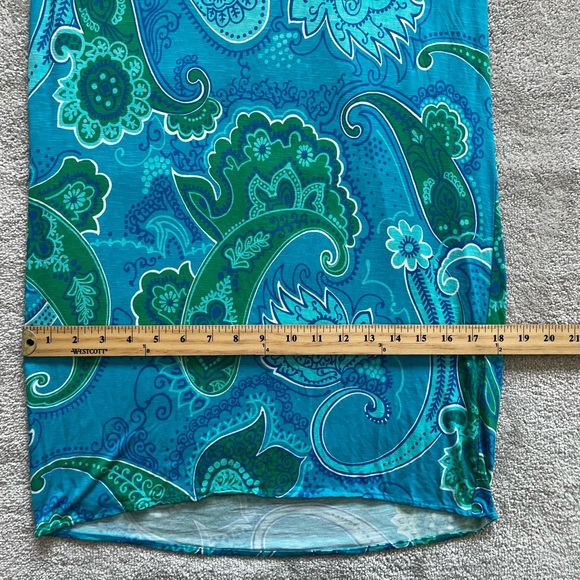 TORI RICHARD HONOLULU DON'T BE BLUE ALEXIA DRESS SIZE SMALL VACATION RESORT - Picture 9 of 11